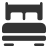 Icon für ein Bett oder Schlafzimmer